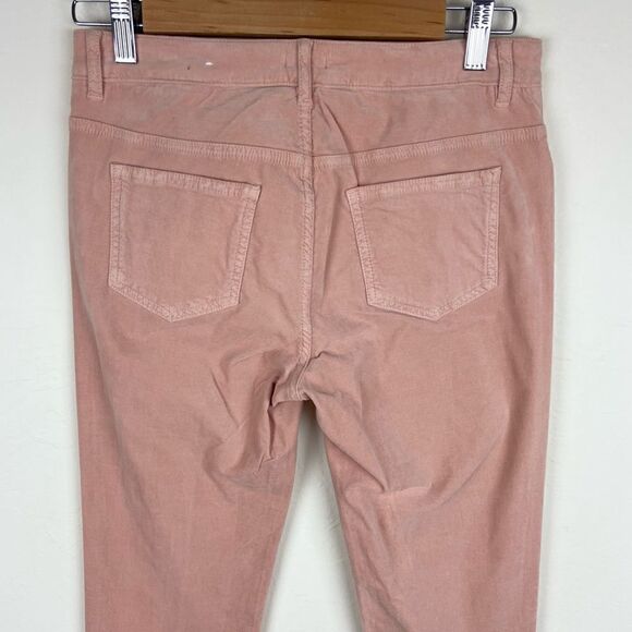 J. McLaughlin Watson Long Bottom Velvet Pant - Peach - Picture 7 of 8